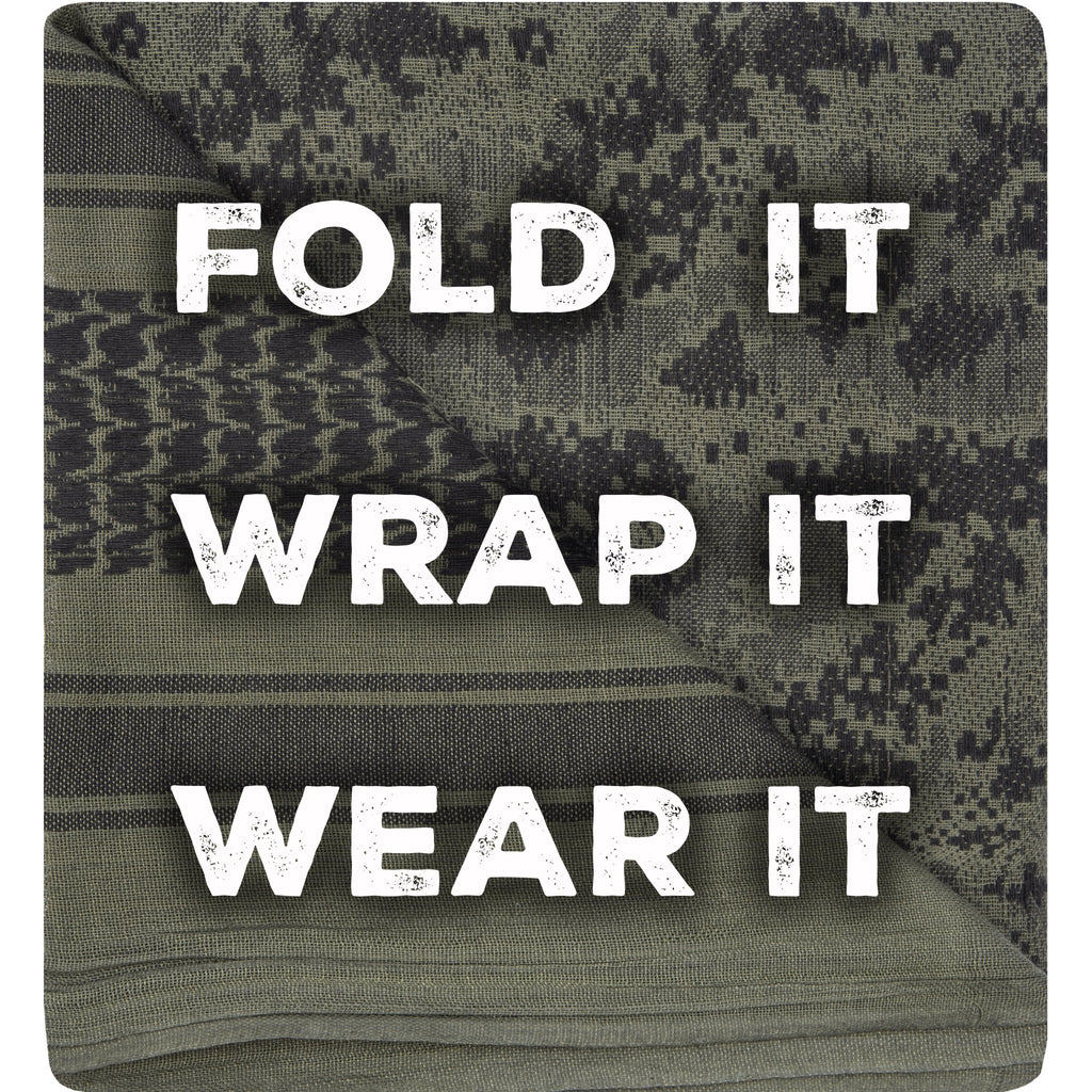 The Shemagh Scarf - World's Most Versatile Head Covering