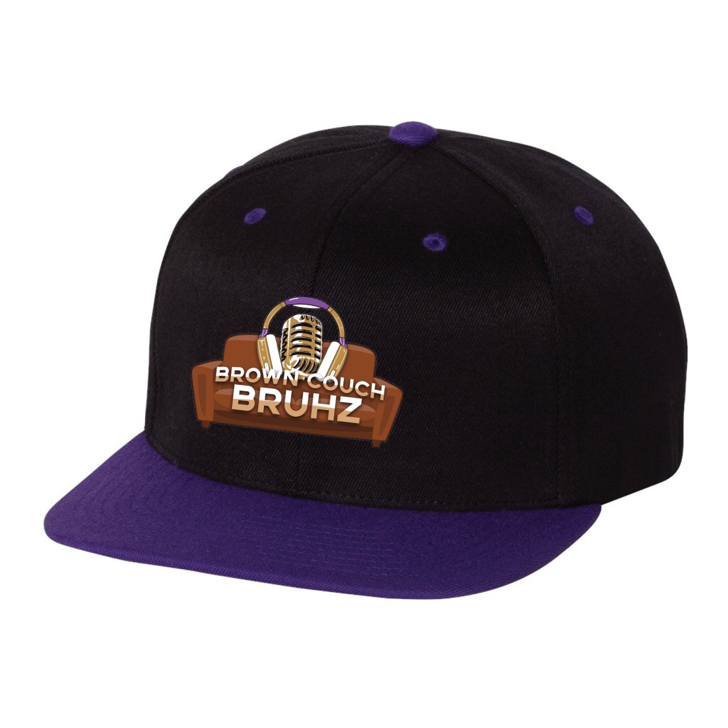 Brown Couch Bruhz - Flexfit Adult Wool Blend Snapback Cap