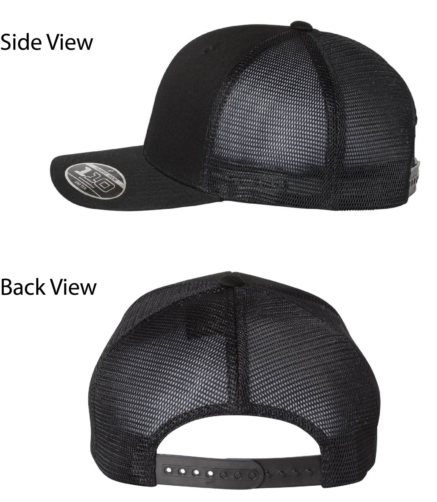 Mercy High School - Hockey - Flexfit 110M Trucker Mesh-Back Snapback Cap Embroidery