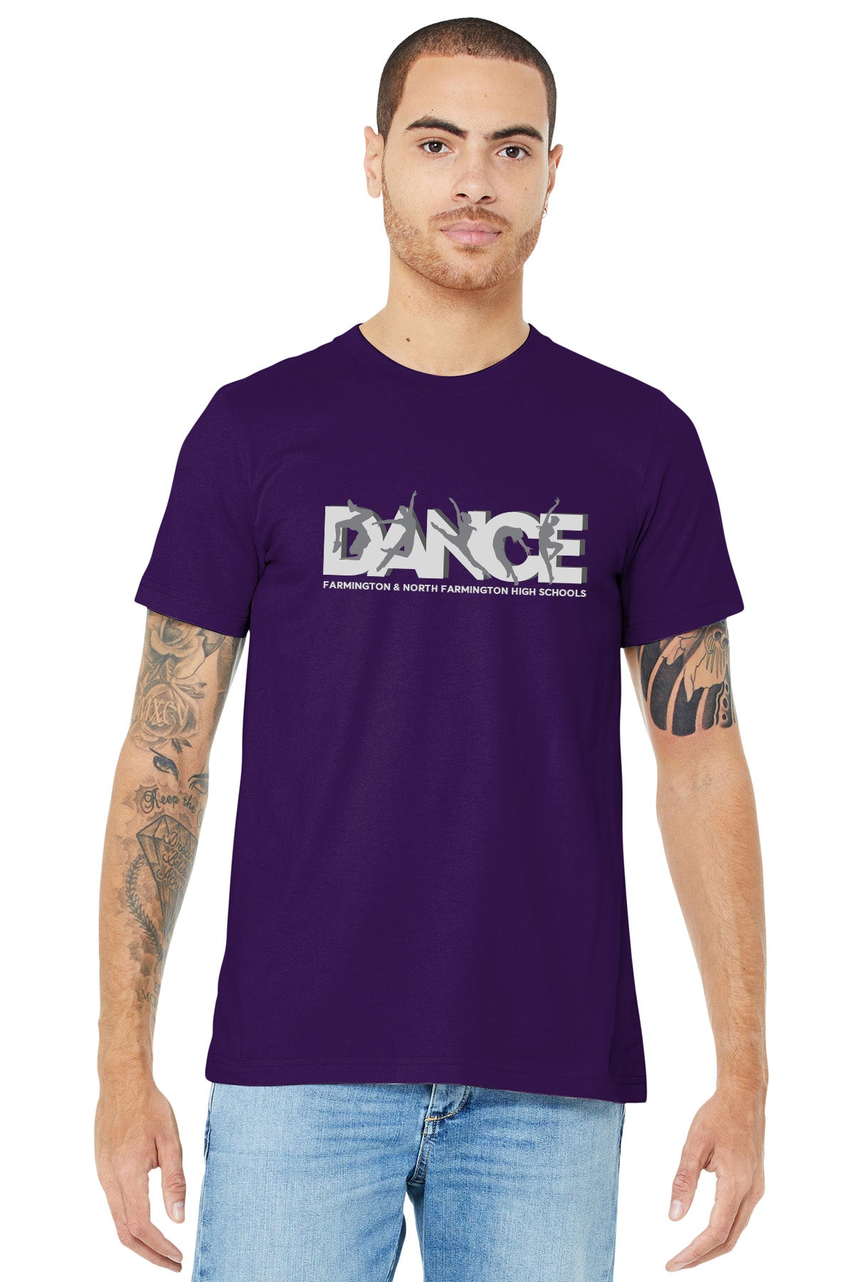 Farmington Hills High School Dance Program - Bella + Canvas Unisex 100% Cotton T-Shirt