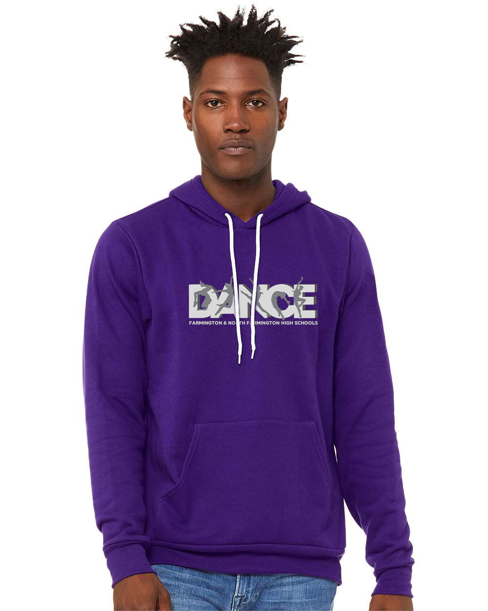 Farmington Hills High School Dance Program - BELLA + CANVAS Sponge Fleece Pullover Hoodie