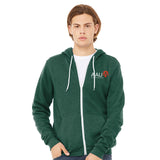 AAUW - Printed Bella+Canvas Unisex Sponge-Fleece Zip Hoodie
