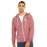 AAUW - Printed Bella+Canvas Unisex Sponge-Fleece Zip Hoodie