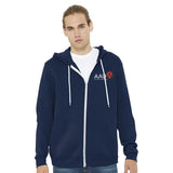 AAUW - Printed Bella+Canvas Unisex Sponge-Fleece Zip Hoodie