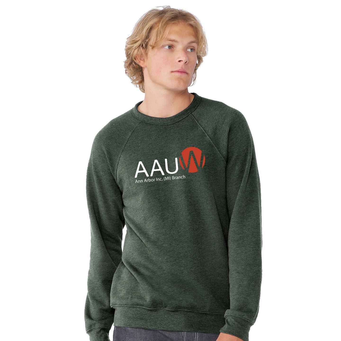 AAUW - Printed Bella+Canvas Unisex Sponge-Fleece Sweatshirt