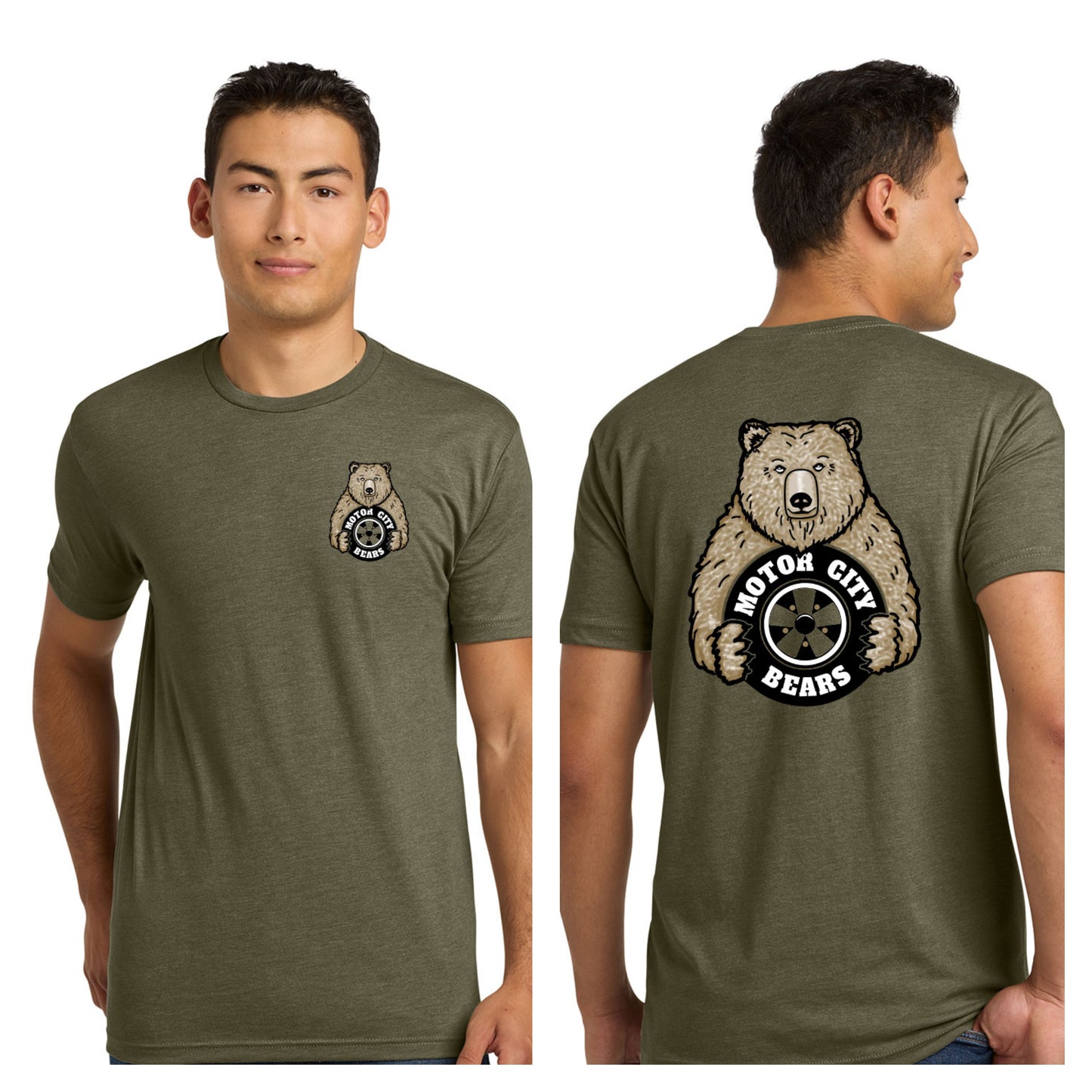 Motor City Bears - 2-Sided Next Level Unisex Blend T-Shirt