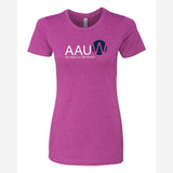 AAUW - Printed Next Level Women's Blend T-Shirt