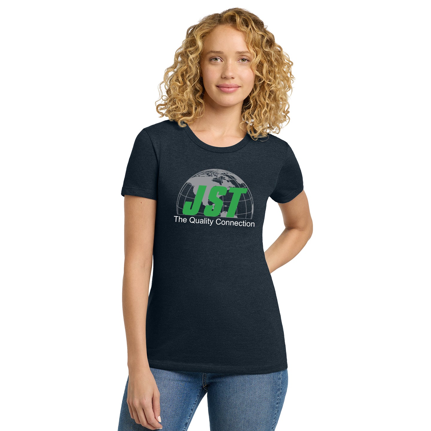 JST - Next Level Women's 60/40 Blend Printed T-Shirt with Full Front