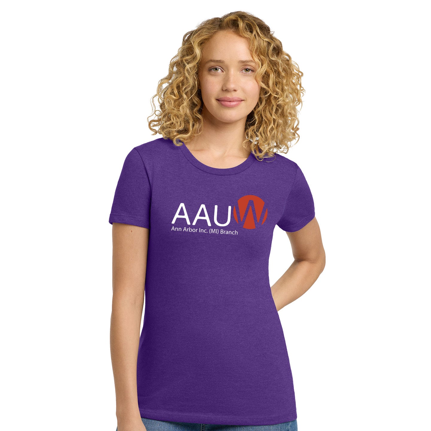 AAUW - Printed Next Level Women's Blend T-Shirt