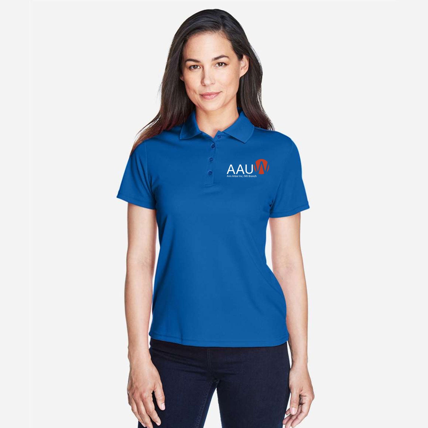 AAUW - Embroidered Core365 Ladies' Origin Performance Pique Polo