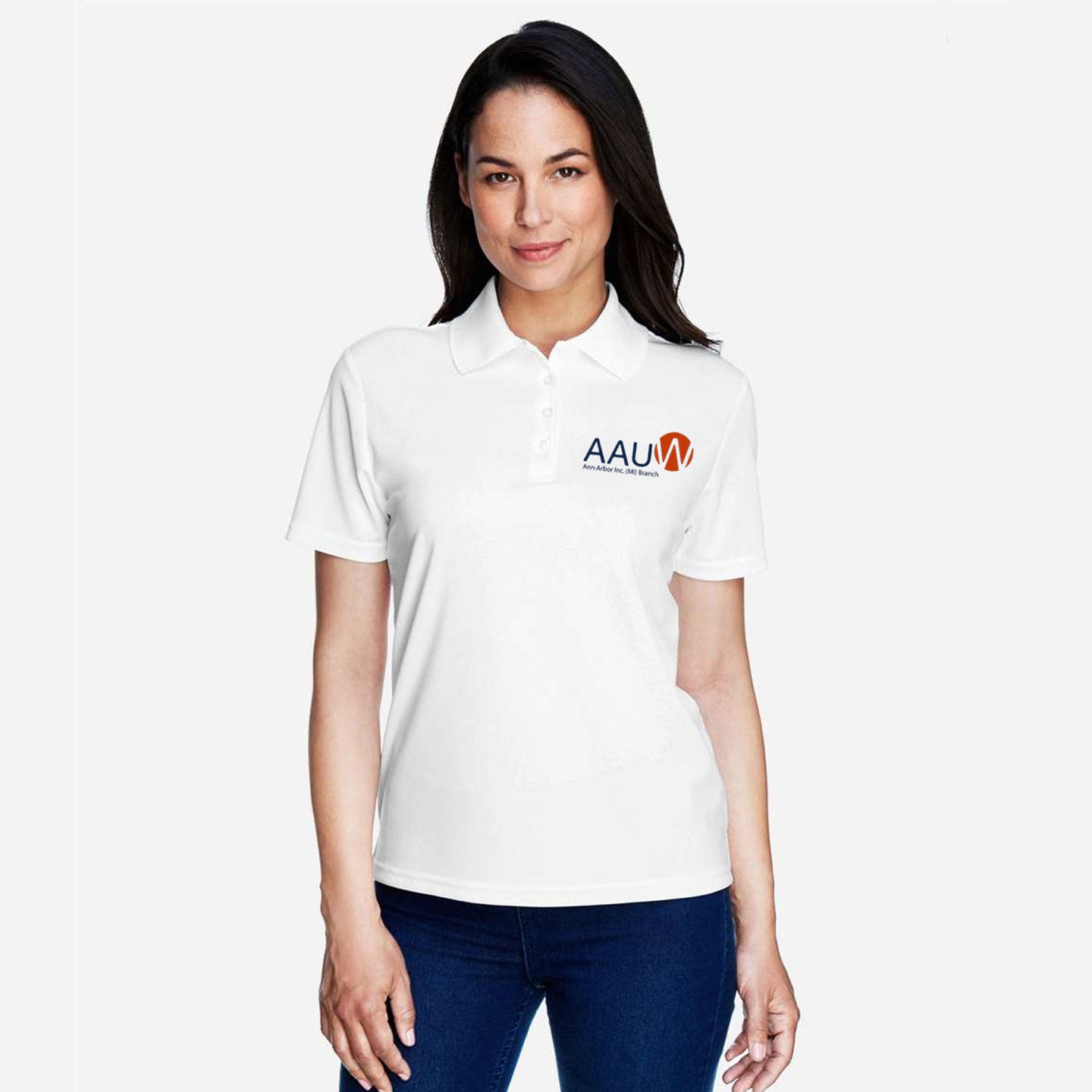 AAUW - Embroidered Core365 Ladies' Origin Performance Pique Polo