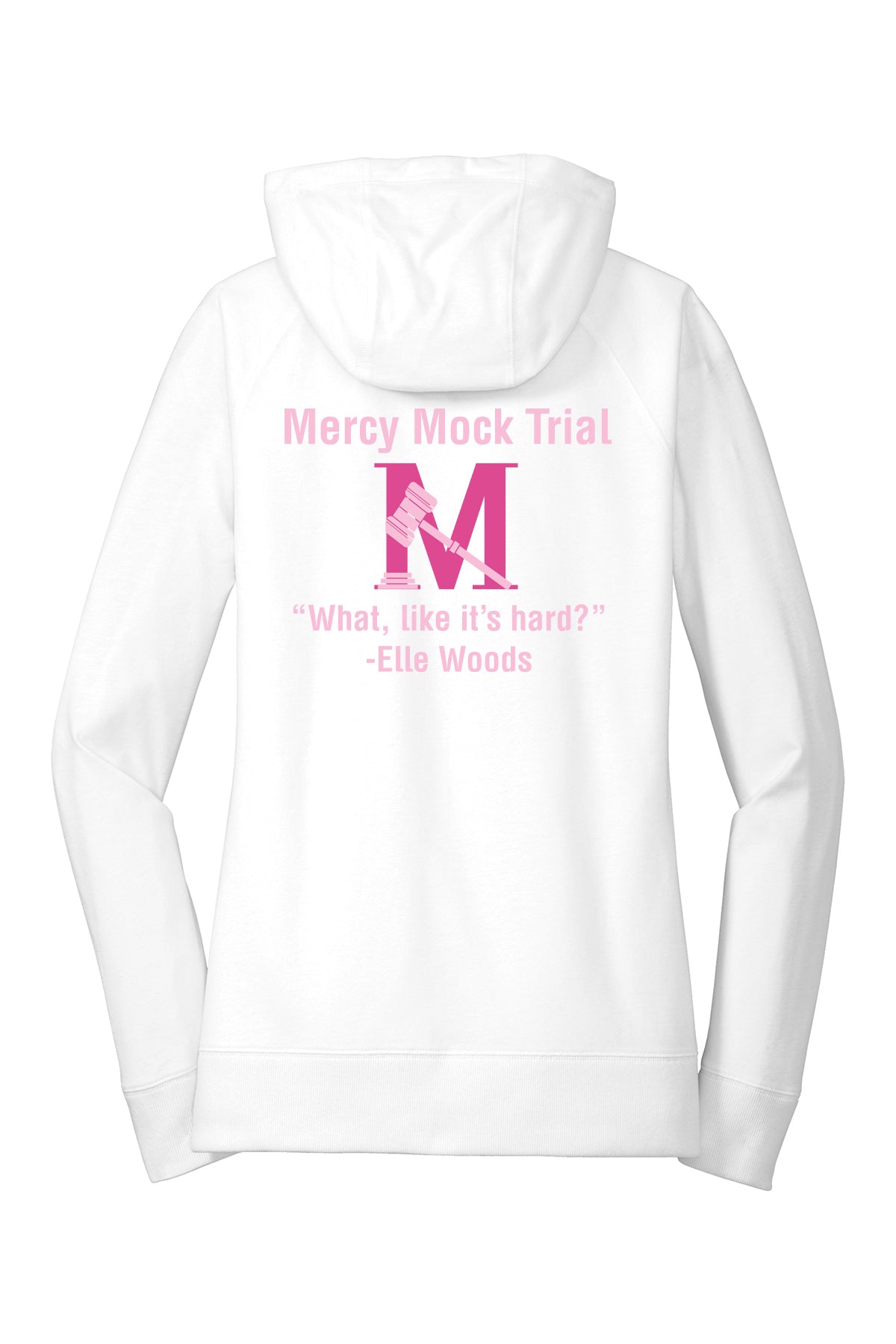 Mercy Mock Trial New Era® Women's Sueded Cotton Blend Full-Zip Hoodie