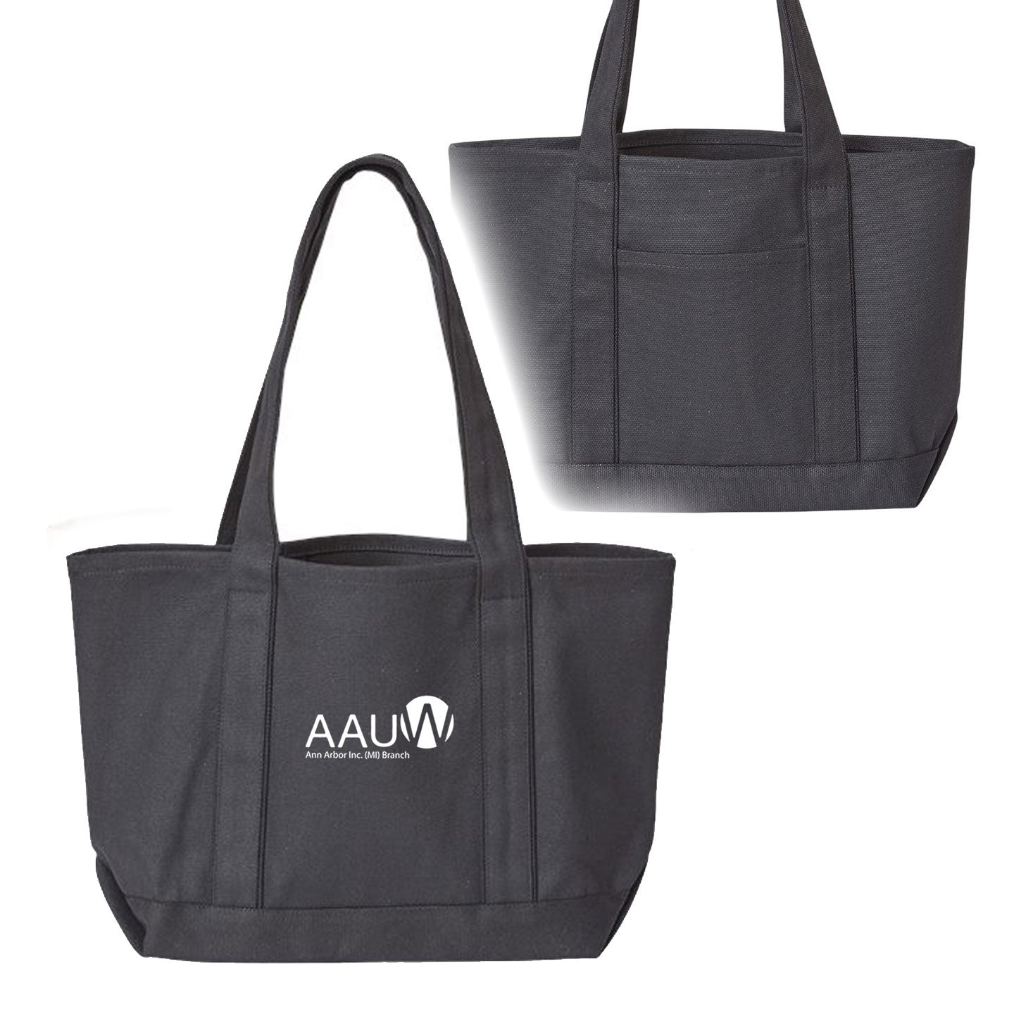 AAUW - Embroidered Liberty Bags Windward Cotton Canvas Resort Tote
