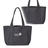AAUW - Embroidered Liberty Bags Windward Cotton Canvas Resort Tote