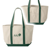 AAUW - Embroidered Liberty Bags Windward Cotton Canvas Resort Tote