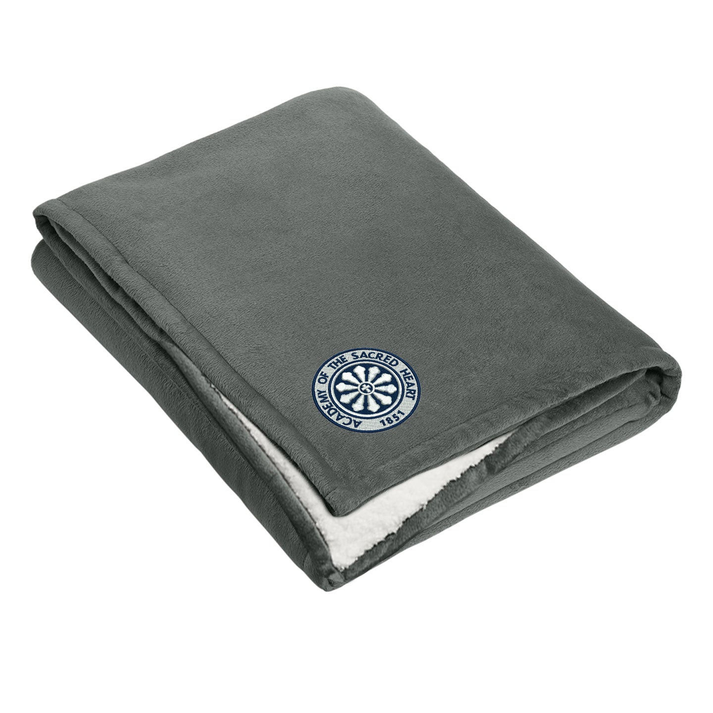ASH - Embroidered Rose Window Port Authority Mountain Lodge Blanket