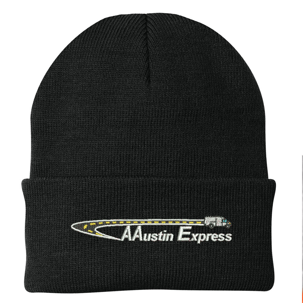 AAusten - Embroidered Port & Company Cuff Knit Beanie