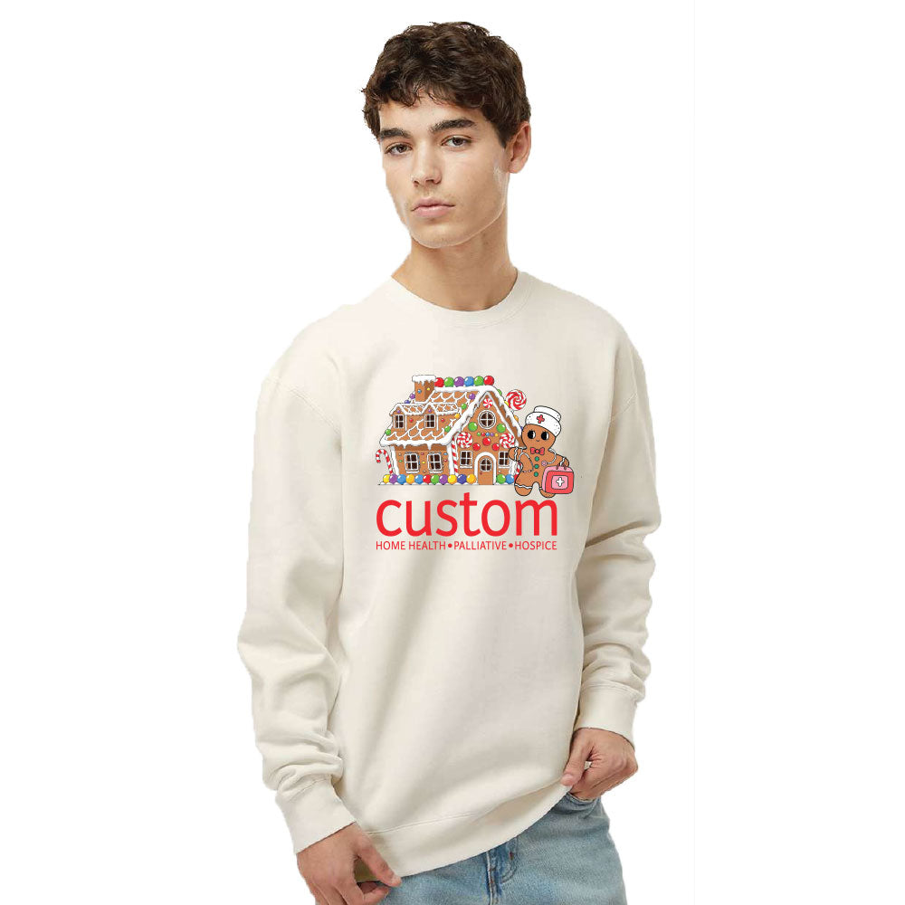 Custom Home Health - Gingerbread Unisex Independent Heavy Blend Sweatshirt