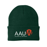 AAUW -  Embroidered Port & Company Cuff Knit Beanie