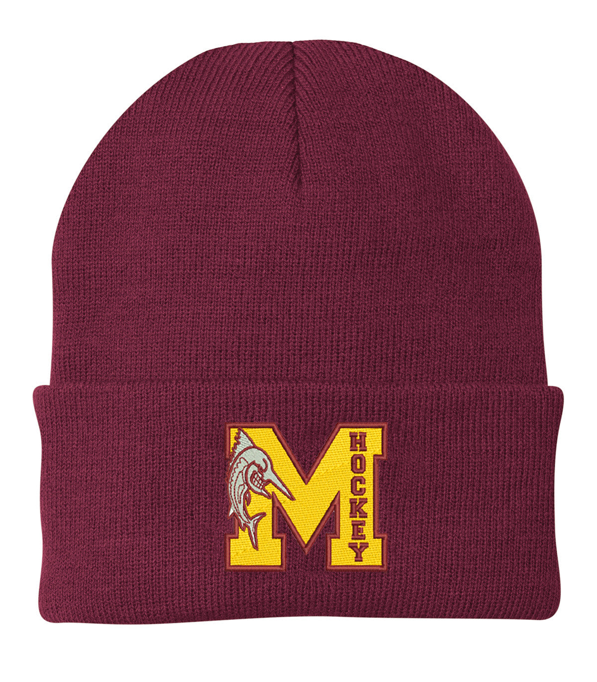 Mercy High School - Hockey - Port & Company® Knit Cap Embroidery