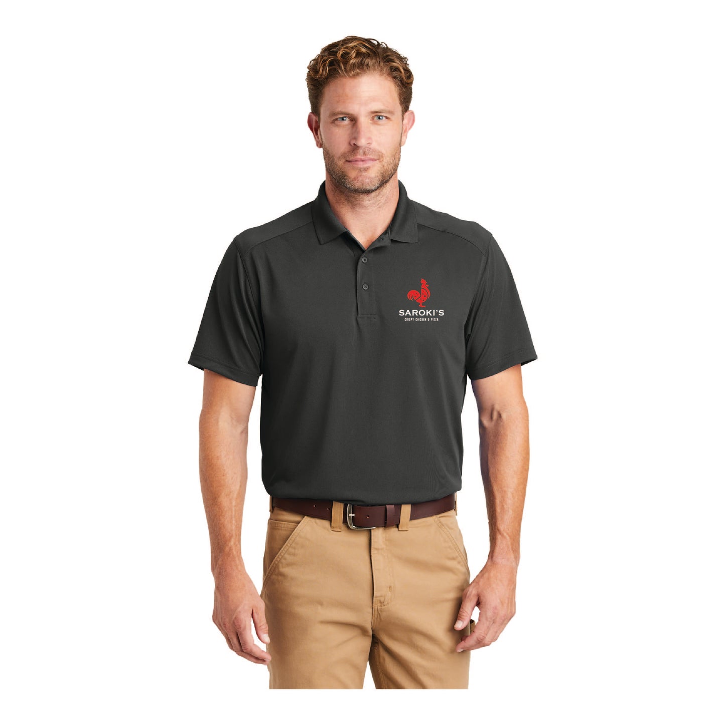 Saroki's Chicken Manager - Printed CornerStone® Select Lightweight Snag-Proof Polo