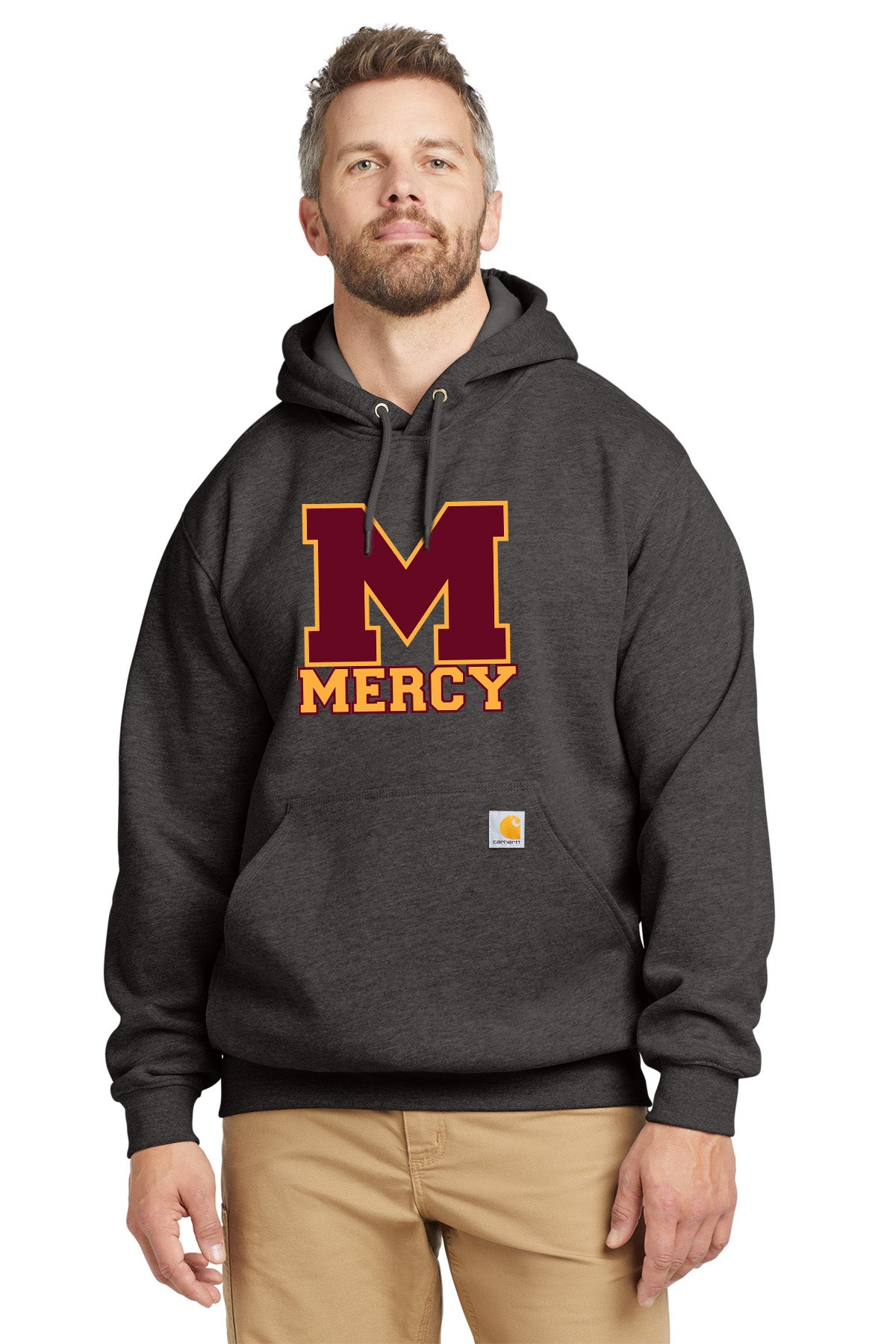 Mercy High School - Carhartt Men's Cotton/Polyester Midweight Hooded Sweatshirt