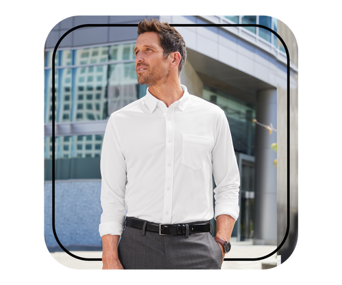 -Long Sleeve Dress Shirts-