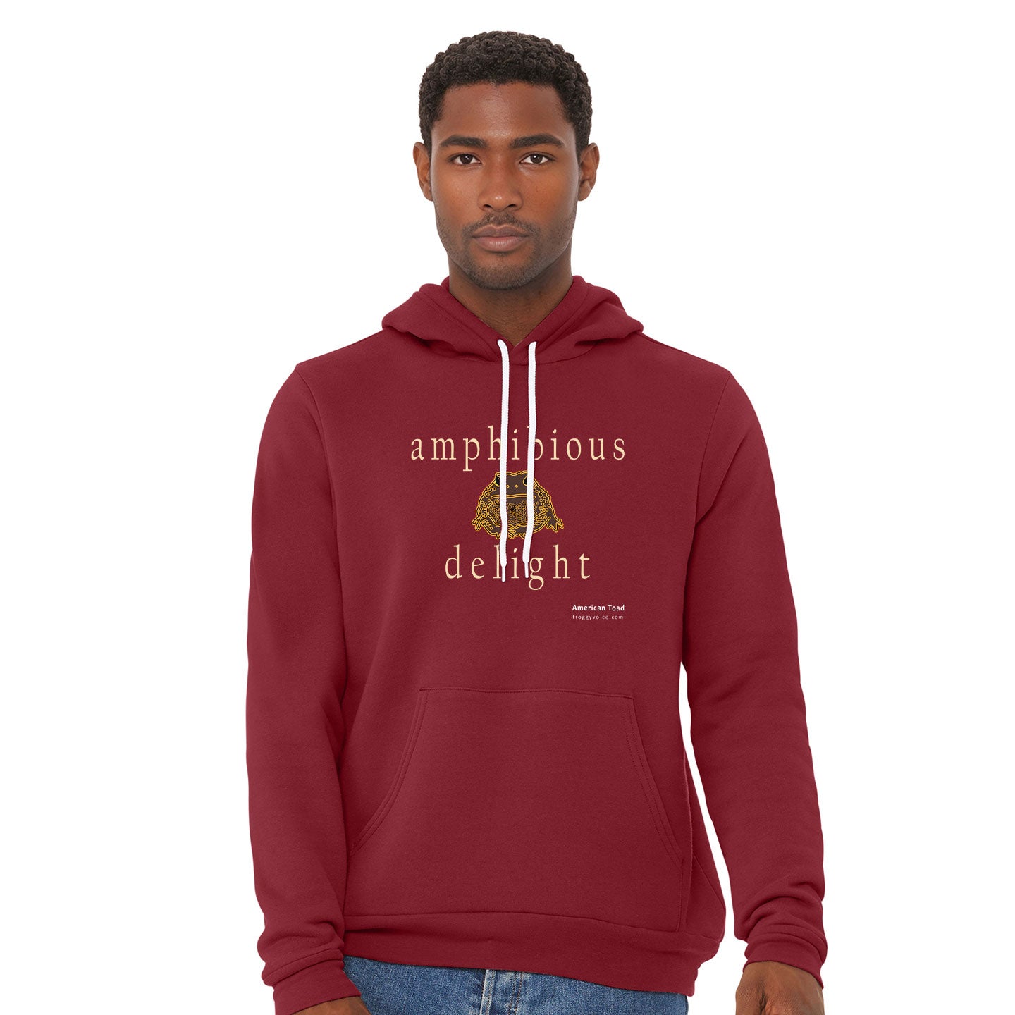 Froggy Voice - Amphibious Delight Unisex Sponge-Fleece Pullover Hoodie
