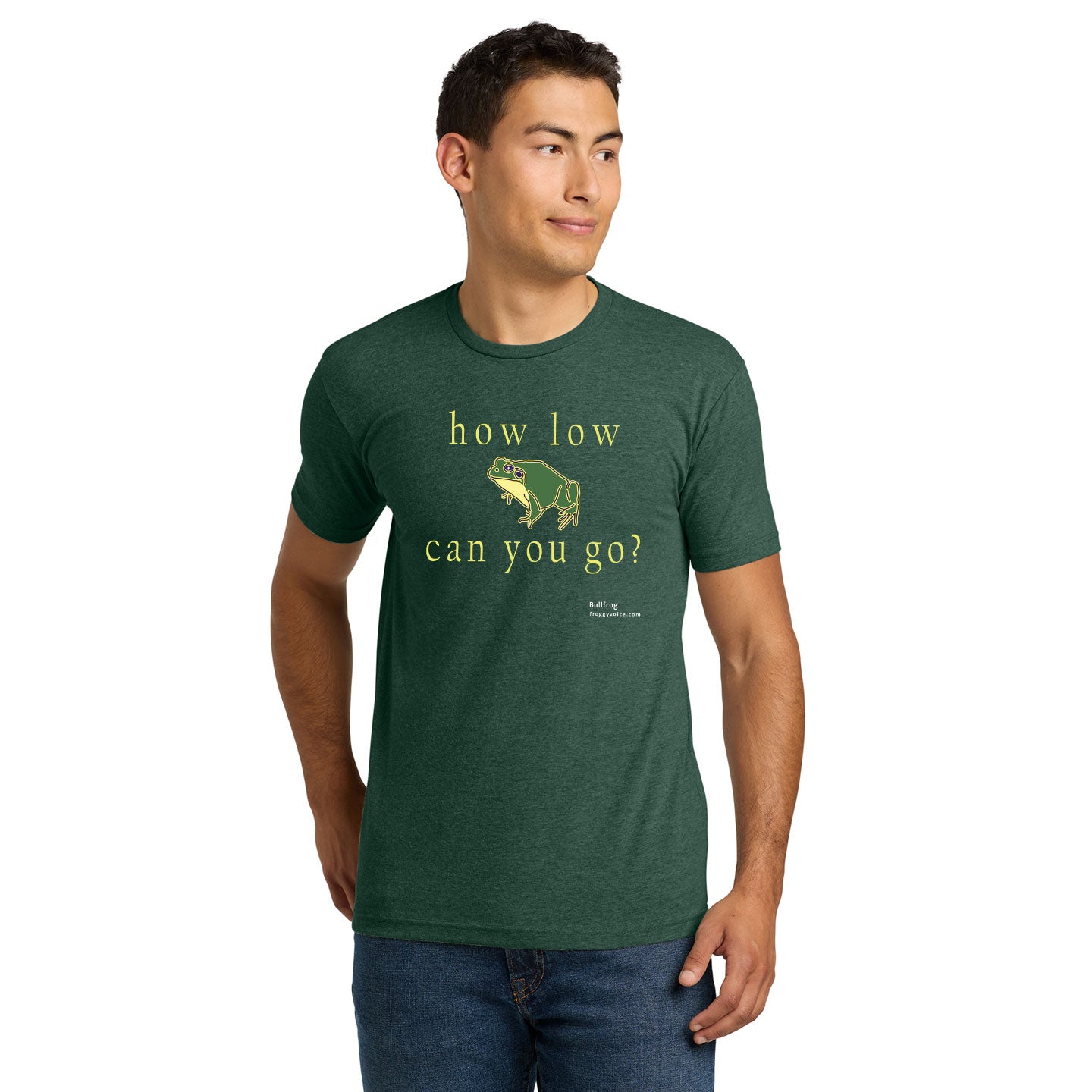 Froggy Voice - How Low Can You Go Unisex Blend T-Shirt