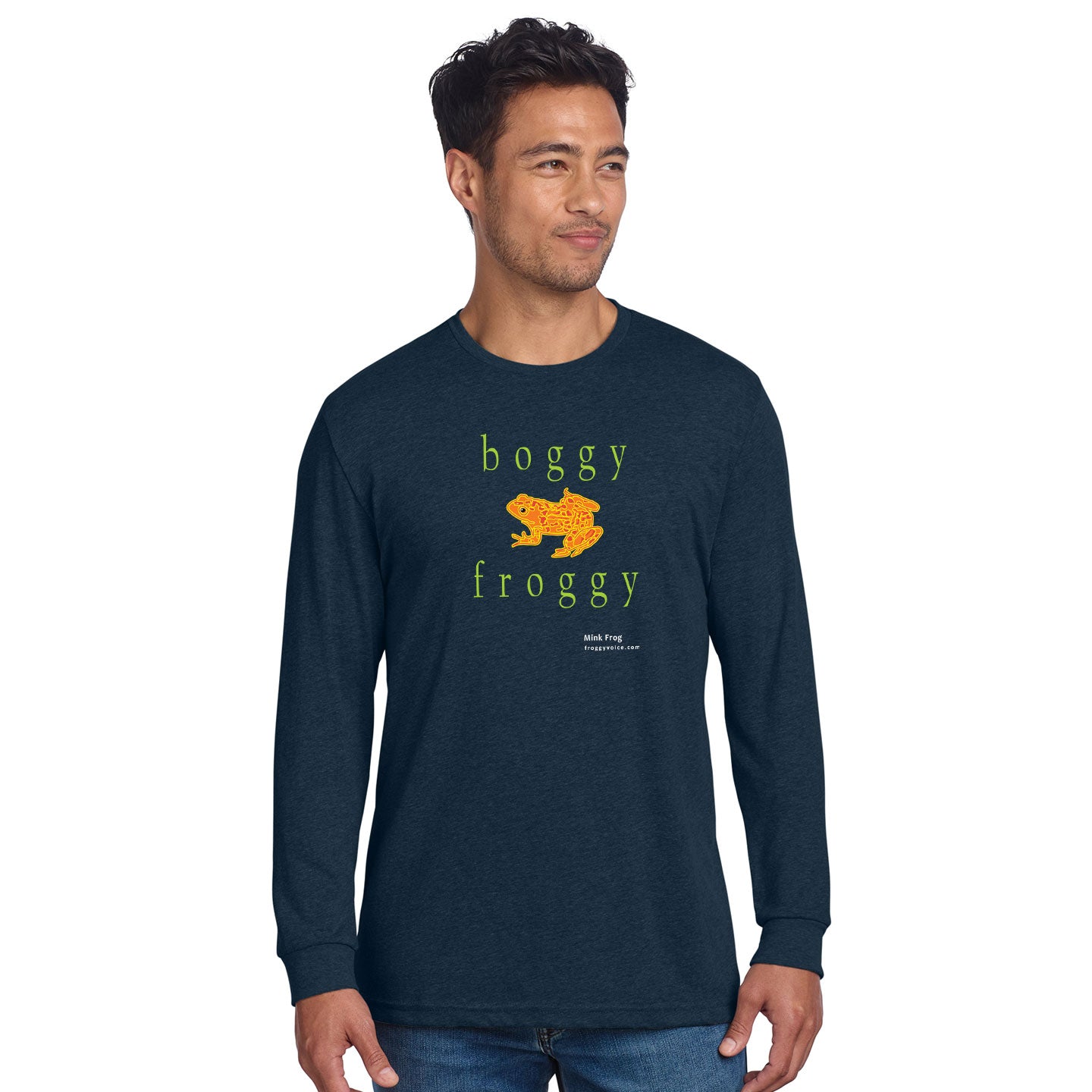 Froggy Voice - Boggy Froggy Unisex Blend Long-Sleeve T-Shirt