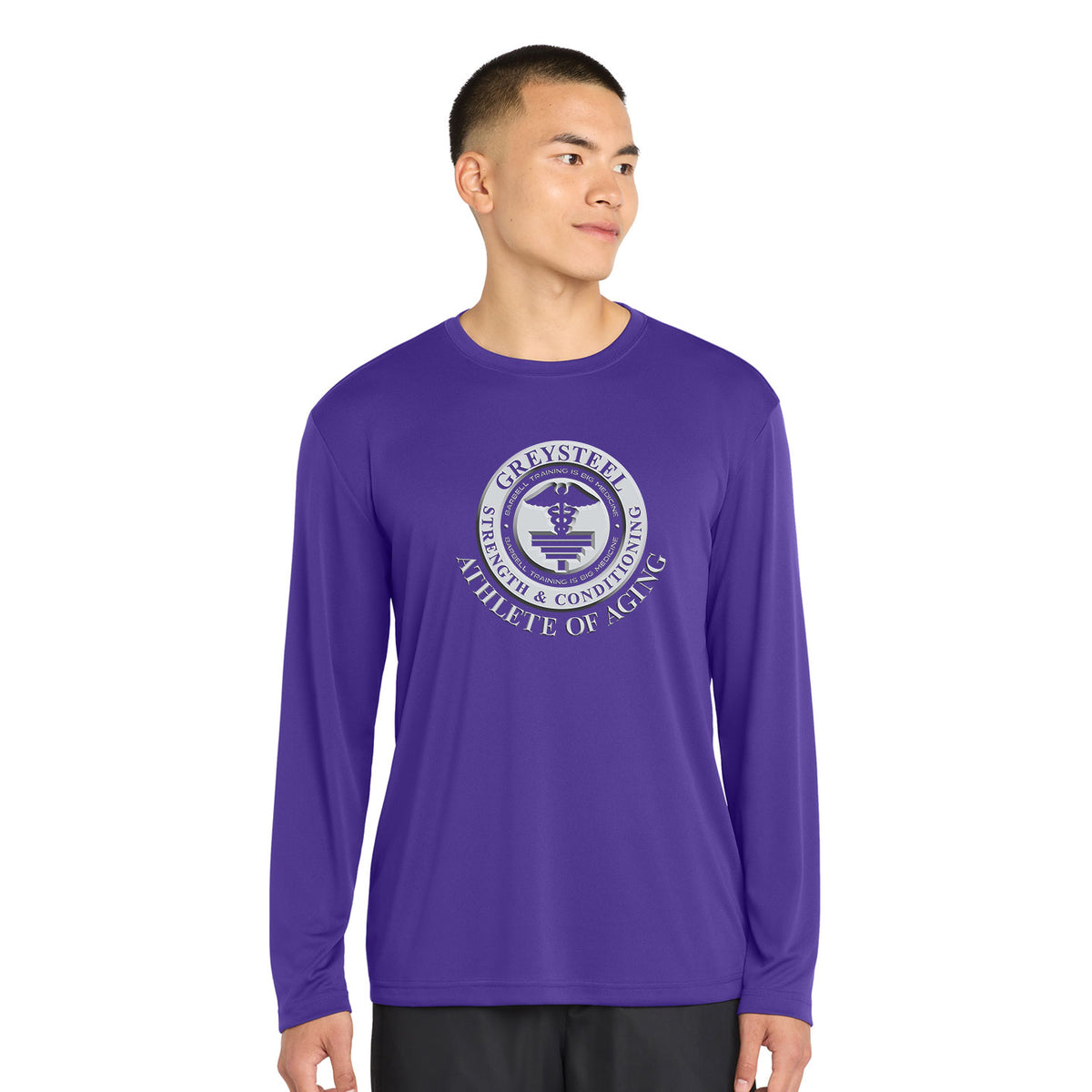 Greysteel - Ahlete of Aging Unisex+Tall Sport-Tek Performance Long Sleeve
