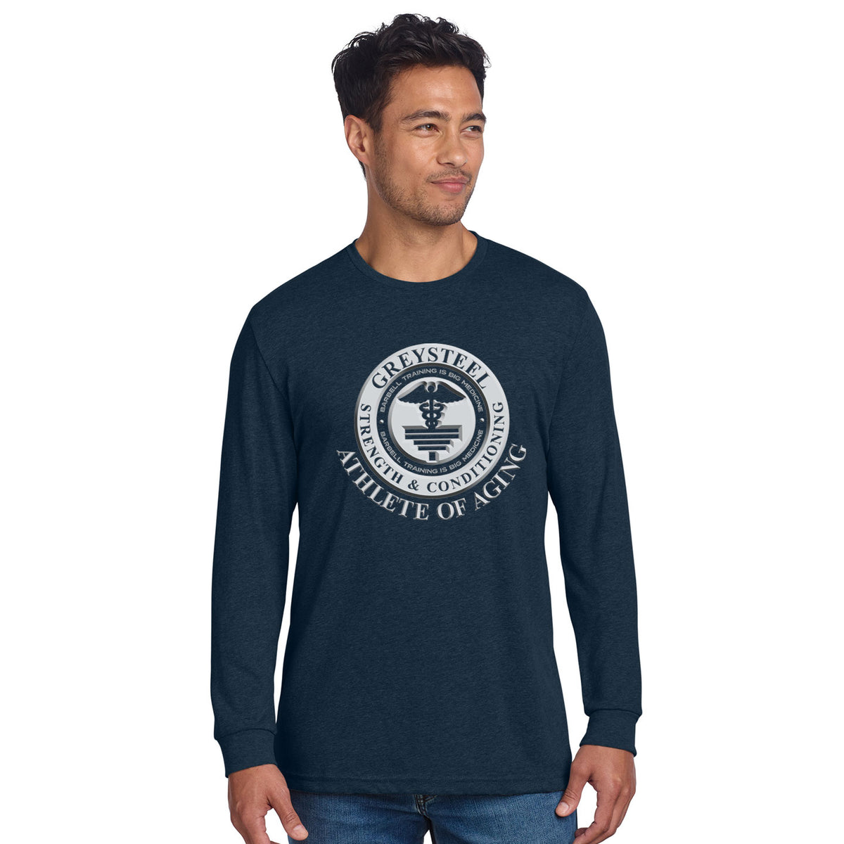 Greysteel - Athlete of Aging Unisex Next Level Blend Long Sleeve