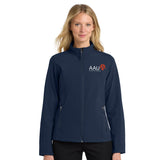 AAUW - Embroidered Women's Port Authority Core Soft Shell Jacket