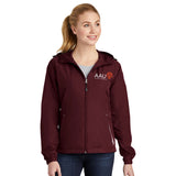 AAUW - Embroidered Sport-Tek Ladies Colorblock Hooded Raglan Jacket