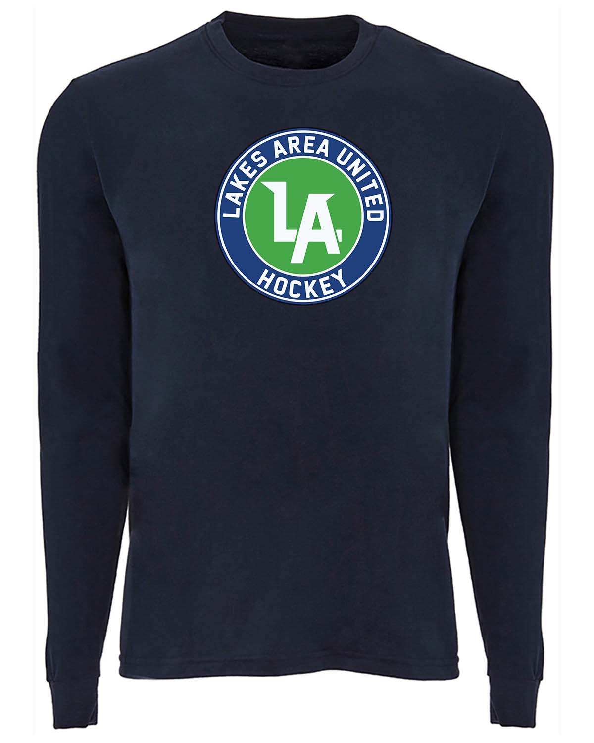 Lakes United Hockey Unisex Blended Long Sleeve T-Shirt Printed