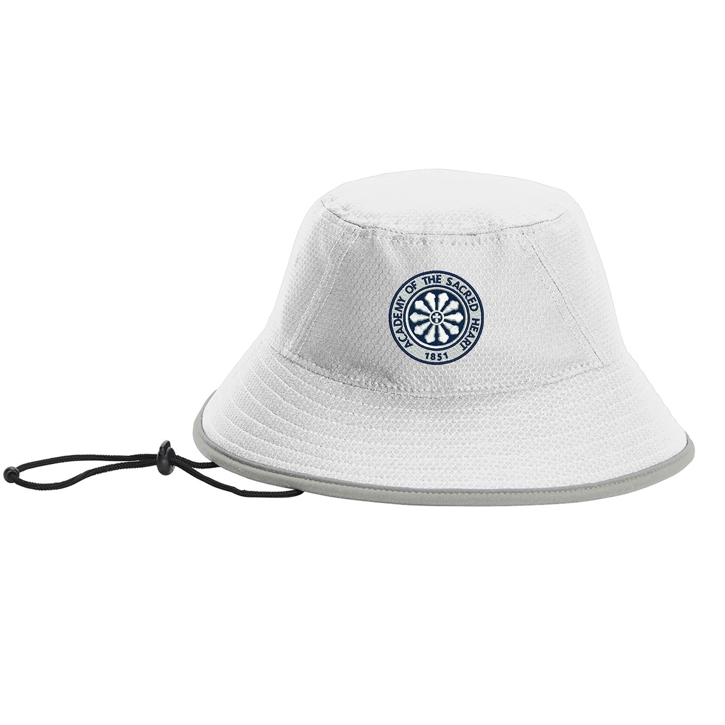 ASH - Embroidered Rose Window New Era Hex Bucket Hat