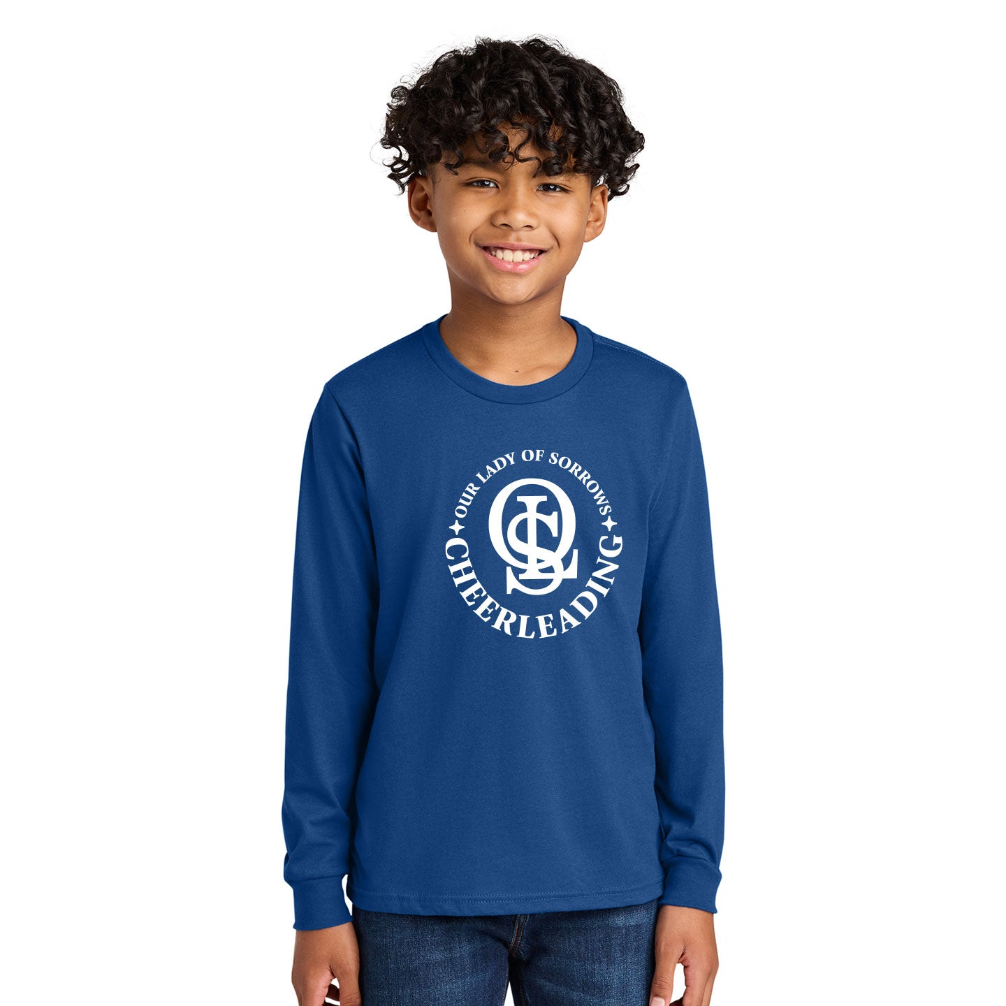 OLS Cheer - Youth Next Level Cotton Long Sleeve T-Shirt