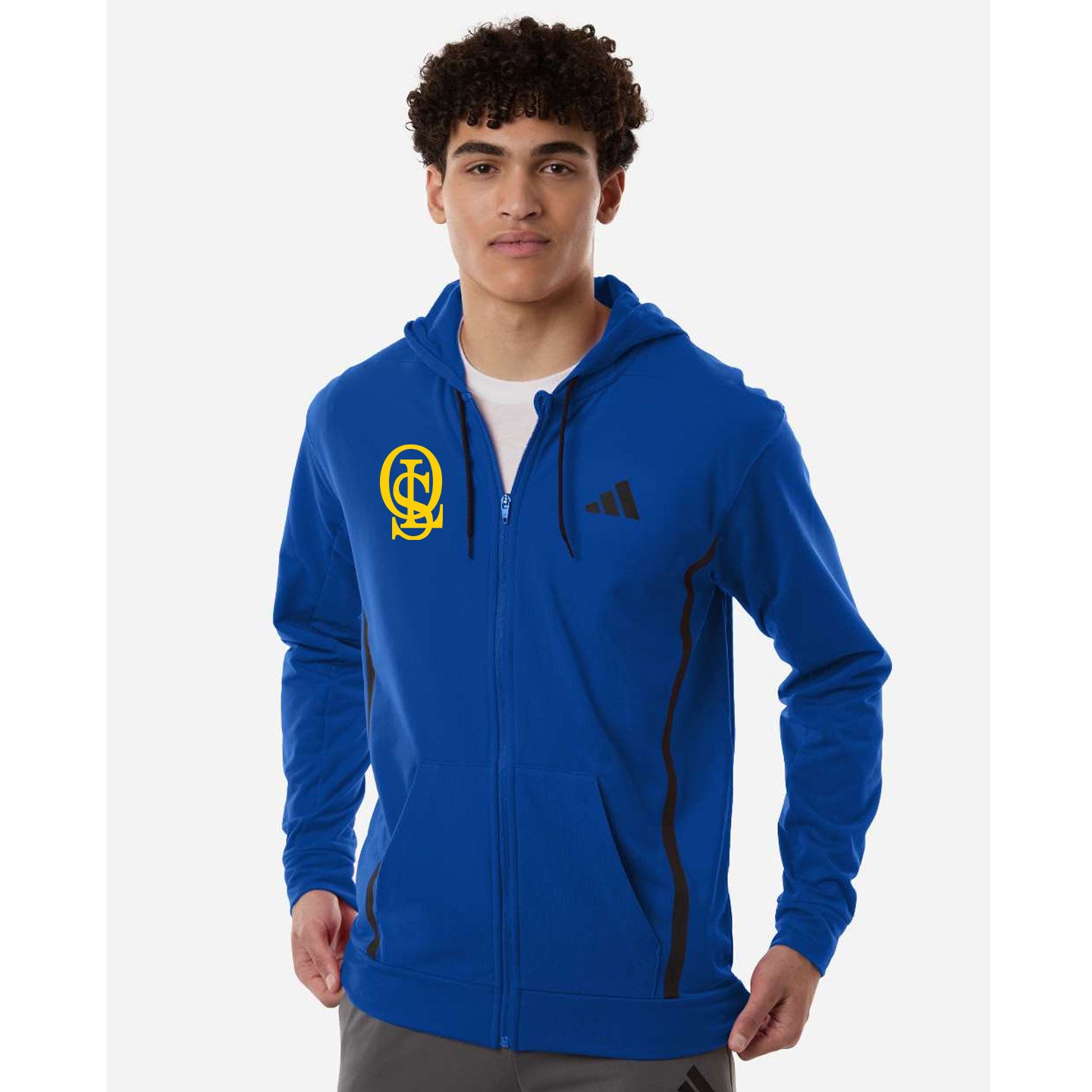OLS Logo Adidas Fleece Hooded Full-Zip