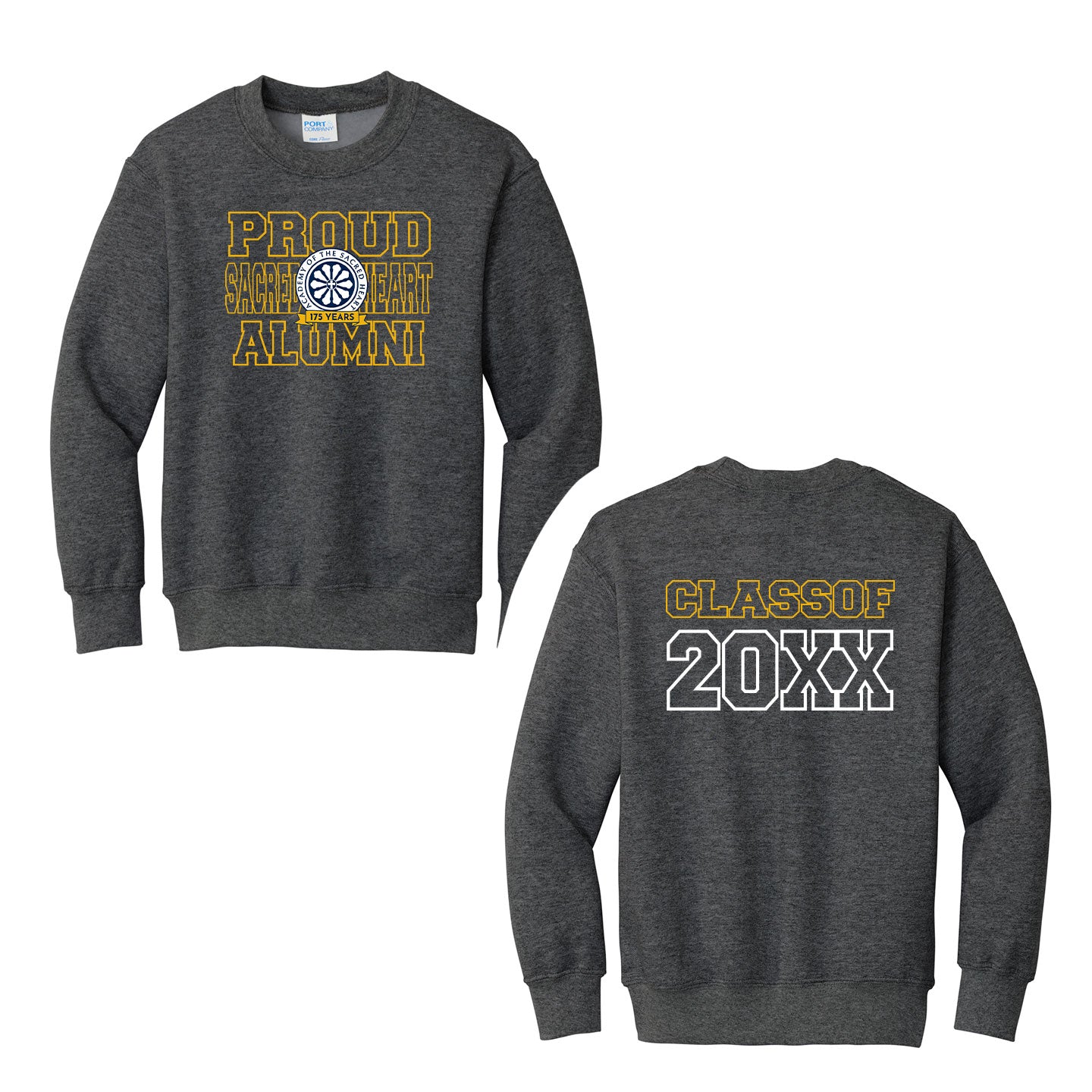 ASH - Printed Proud ASH Family Youth Port & Co Sweatshirt