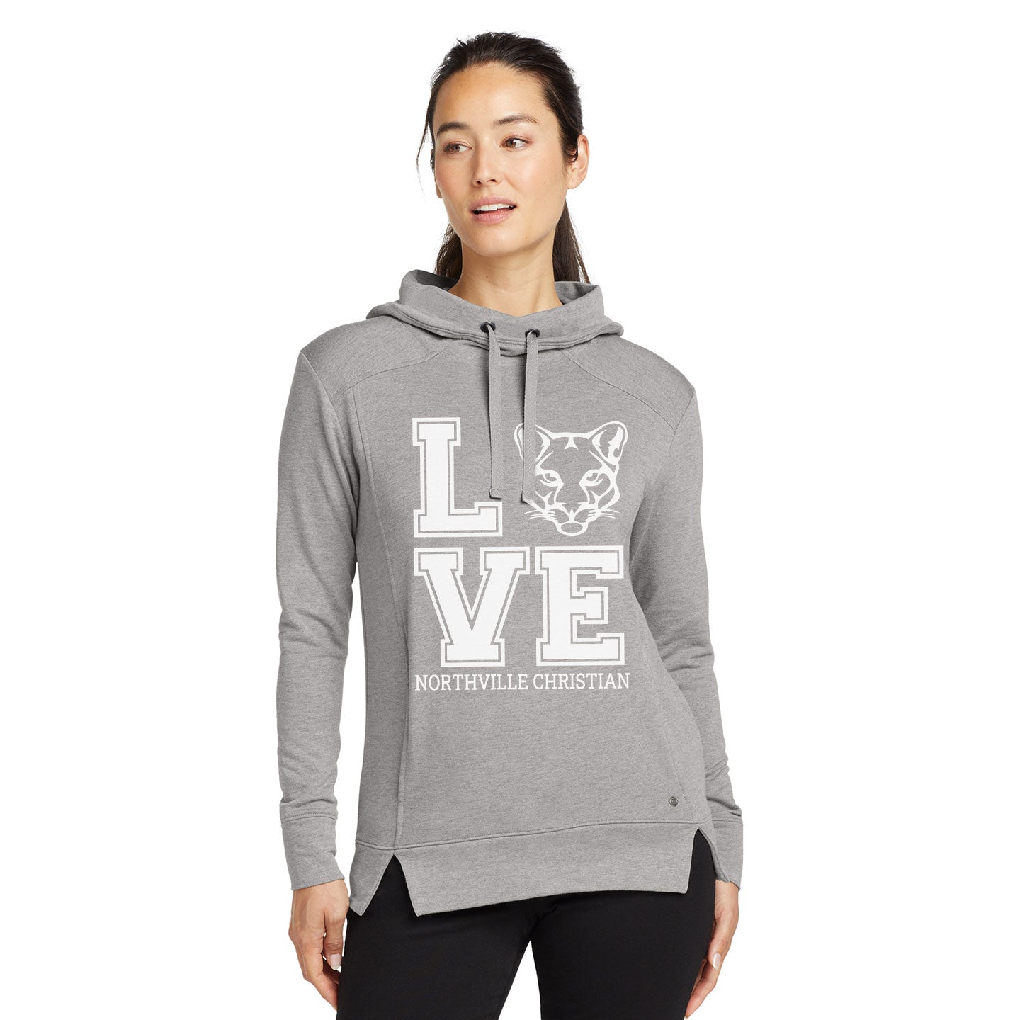 NVCS - Cougar Love Print Womens OGIO Hoodie