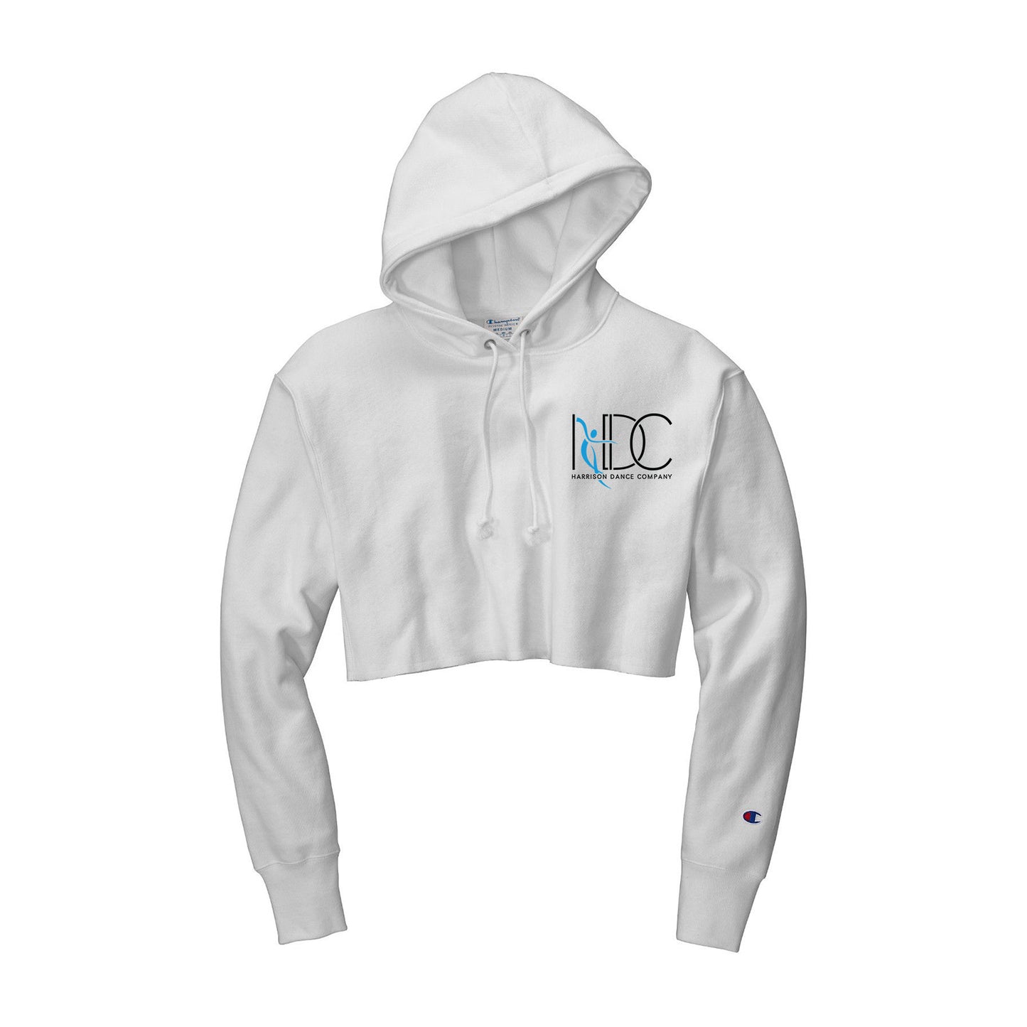 Harrison Dance Company - Champion Women's Reverse Weave Cropped Cut-Off Hooded Sweatshirt