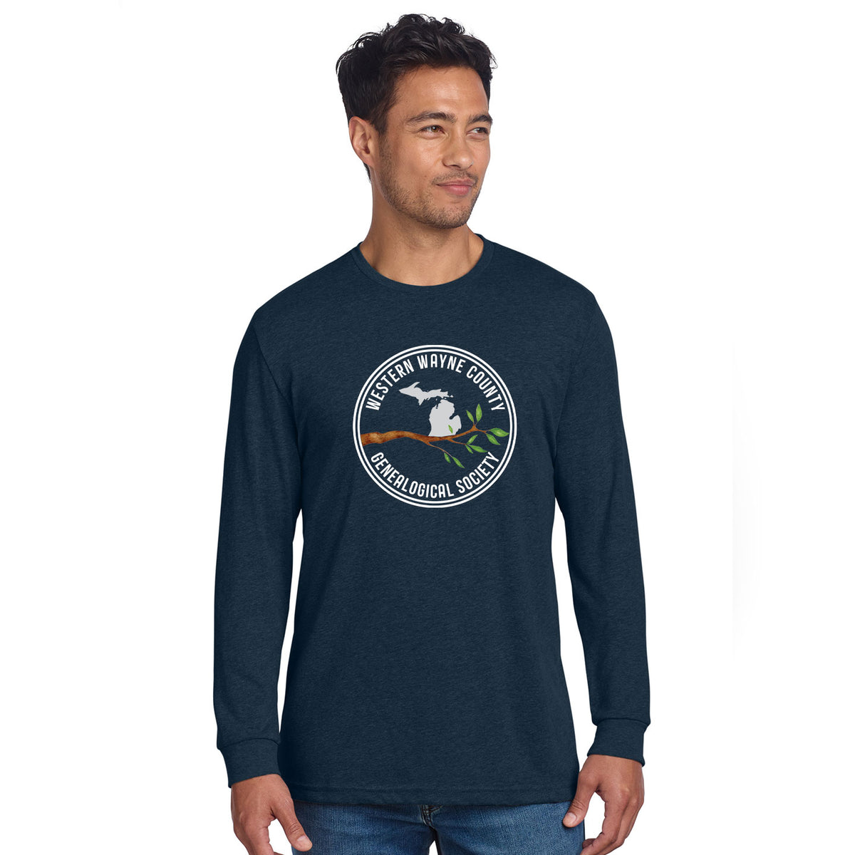 WWCGS - Logo Printed Unisex Next Level Blend Long Sleeve