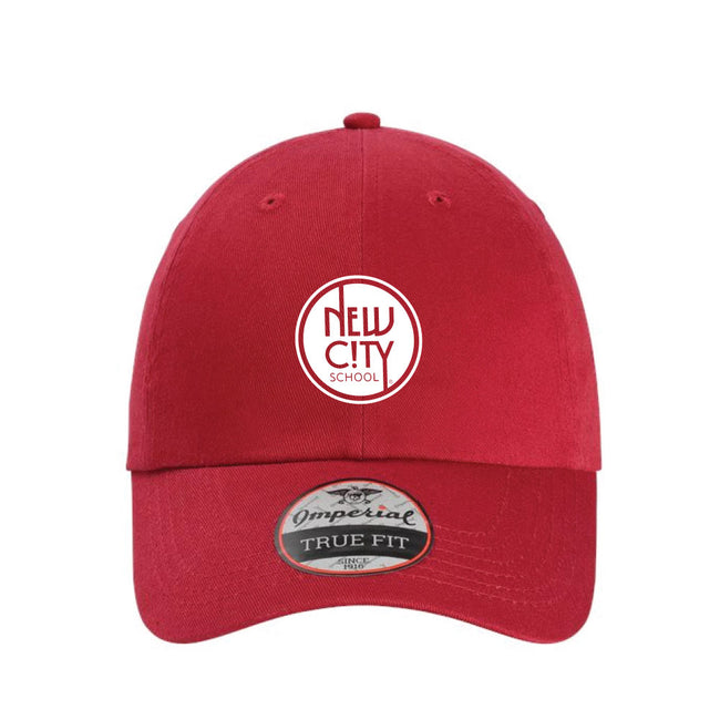 New City School - Circle Imperial Buckle Dad Hat Embroidered