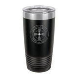 Celtic Cross Fan Engraved Matte Tumbler 20 oz.