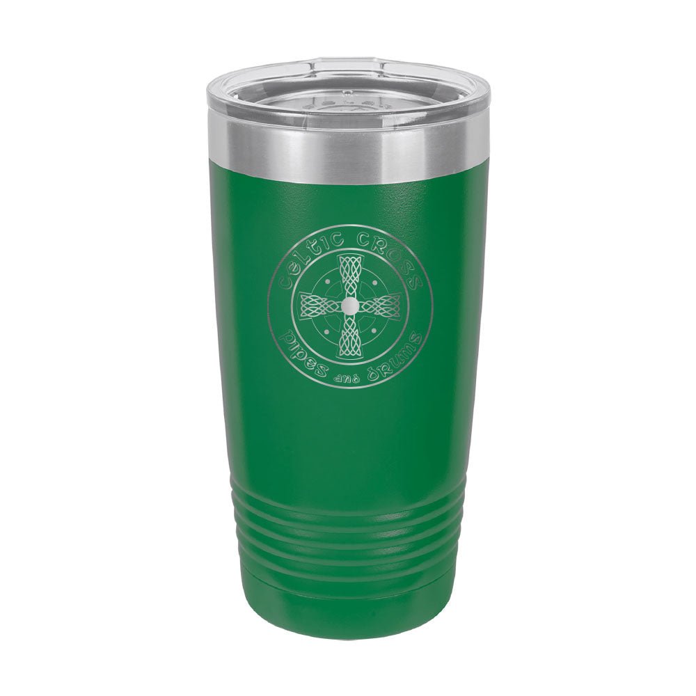 Celtic Cross Fan Engraved Matte Tumbler 20 oz. - Mato & Hash