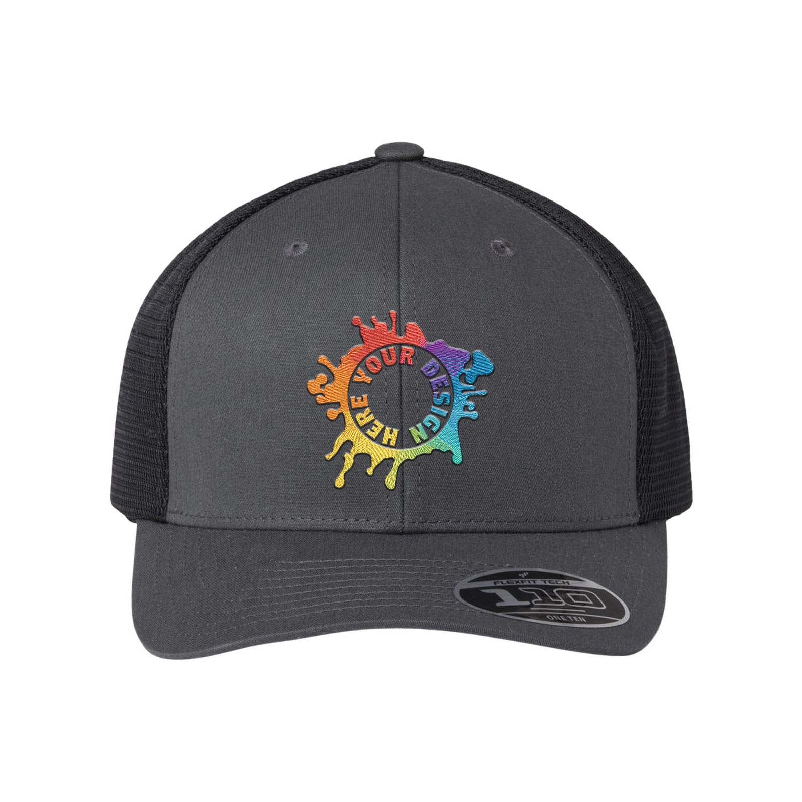Flexfit 110M Trucker Mesh-Back Cap Embroidery - Snapback