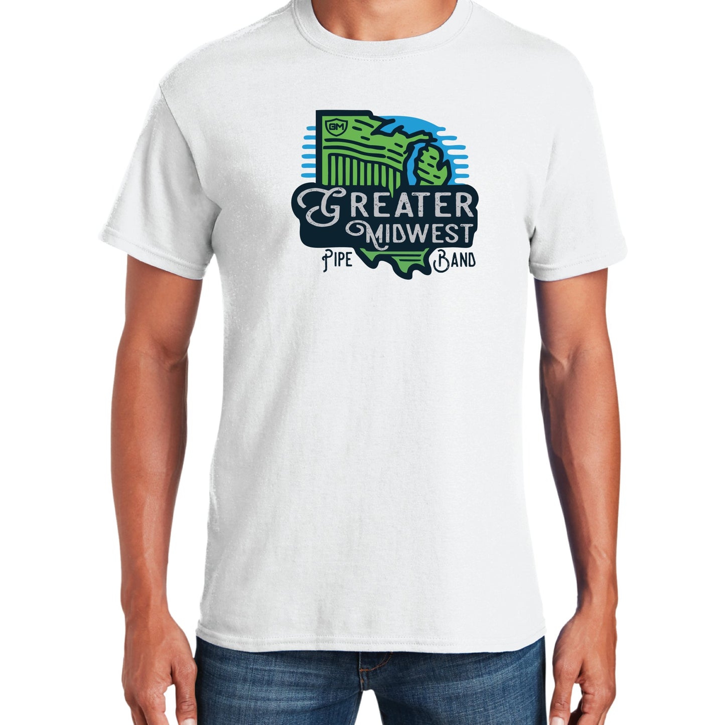 Greater Midwest Pipe Gildan Heavy Cotton Men's T-Shirt - Mato & Hash