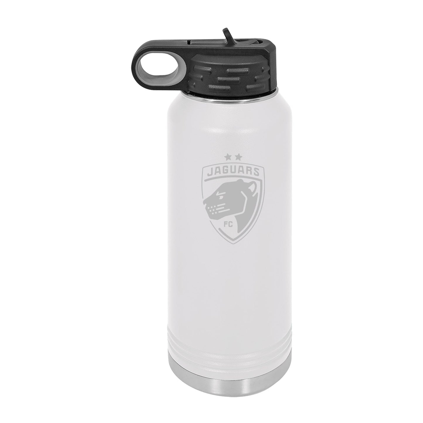 Jaguars Laser Engraved 32oz Water Bottle with Flip Lid - Mato & Hash