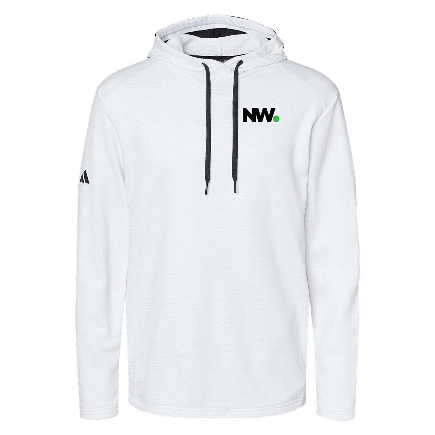 NationWide Video Adidas - Textured Mixed Media Hooded Sweatshirt Embroidery - Mato & Hash