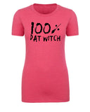 100% Dat Witch Womens Halloween T Shirts